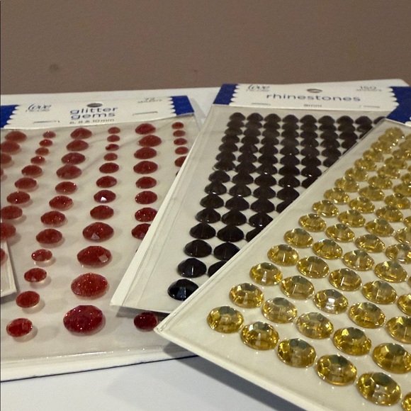 Scrapbooking Alphabet Stickers, Bling Sticker Sheets, Rhinestone Sticker Bundle - Picture 13 of 16